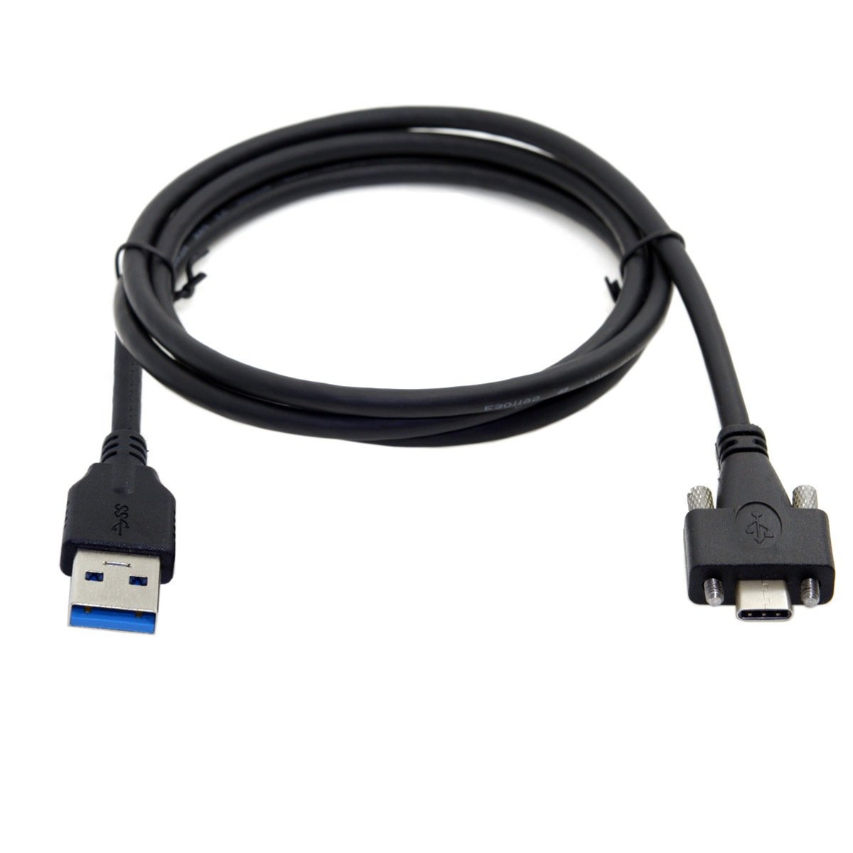 Amazon.co.jp: Cablecc USB 3.1 Type-C デュアルスクリューロック 標準